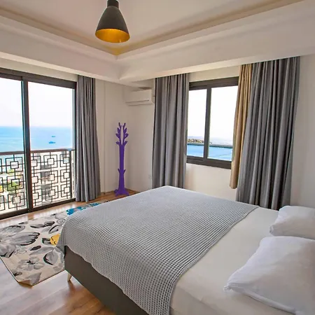 公寓 Blueroza Elegant Sea View By Holidaykeys 凯里尼亚